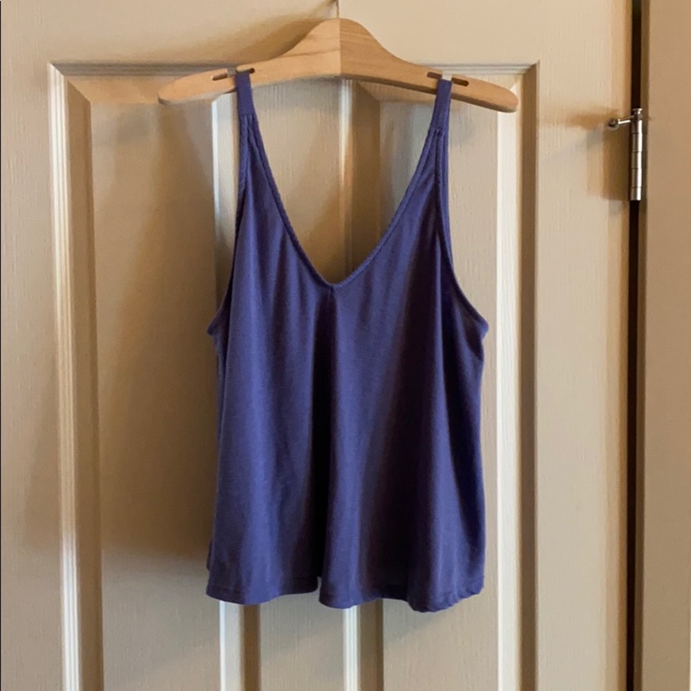 Purplish grey Free People tank top
